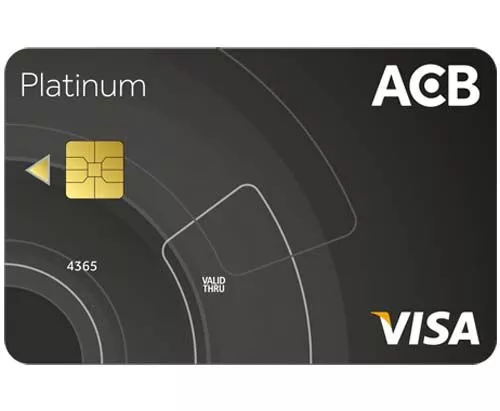 thẻ tín dụng ACB Visa Platinum
