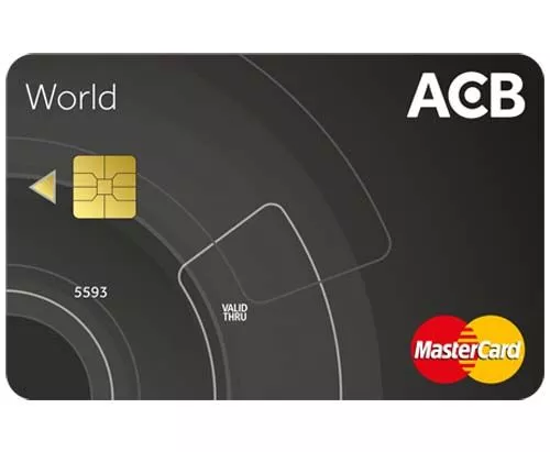 thẻ tín dụng ACB World MasterCard