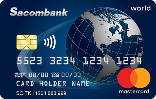  thẻ tín dụng Sacombank MasterCard